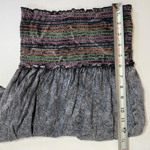 🔵 Urban Outfitters Staring at Stars Boho Strapless Ruffle Tube Top XS (WT-1&2) - Picture 7 of 7